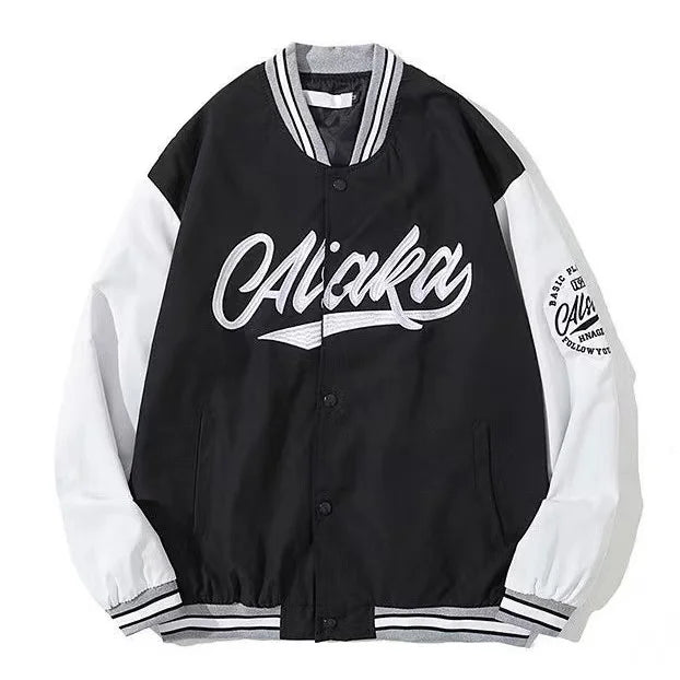 Jaqueta Varsity Premium Unissex Biker Streetwear