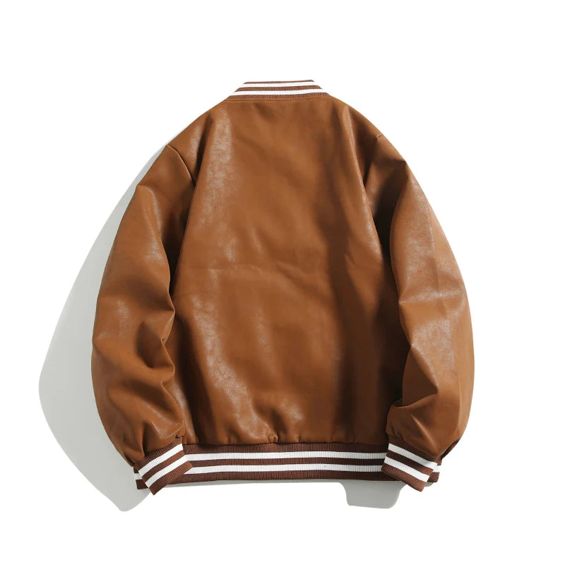 Jaqueta Masculina em Couro Biker Premium
