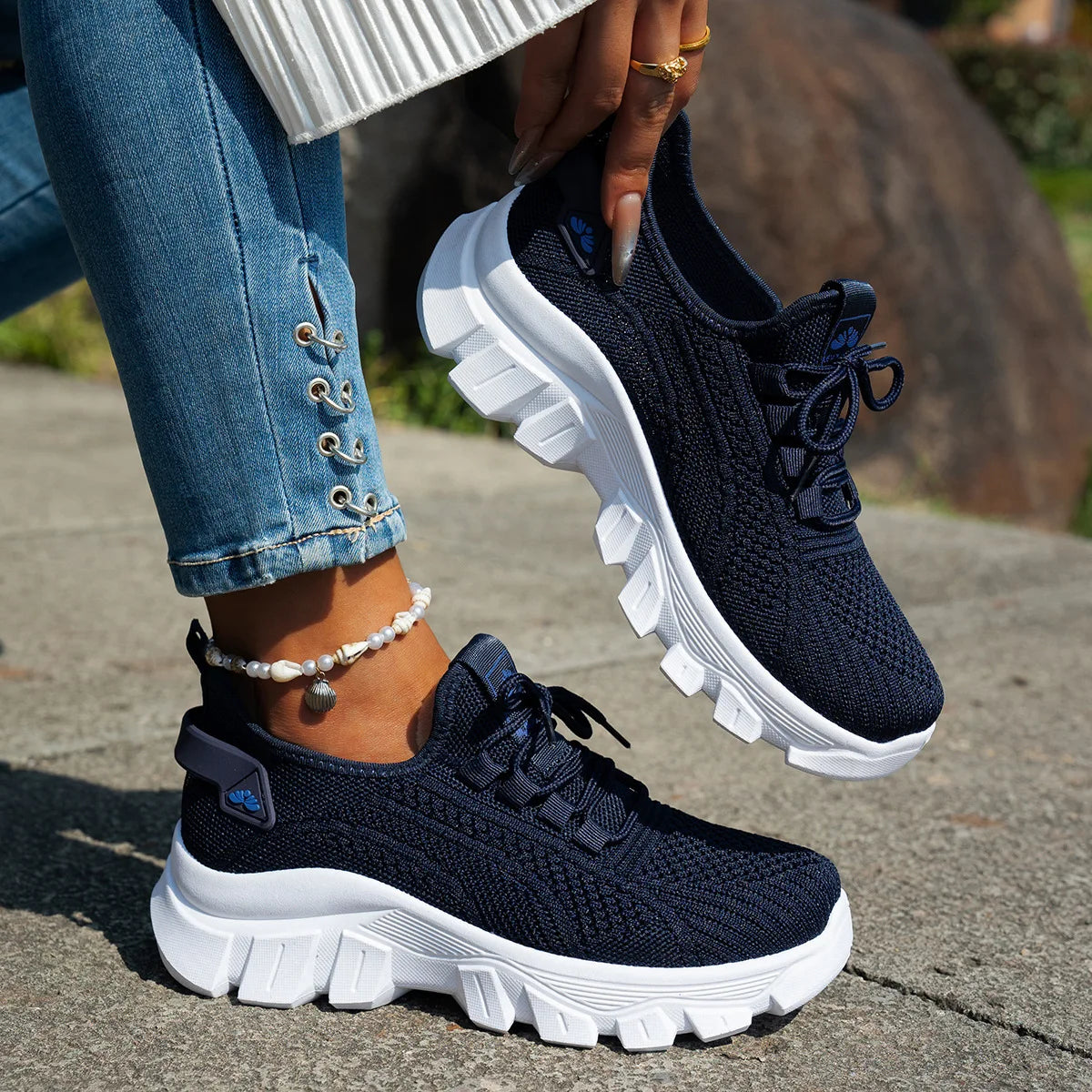 Tênis Feminino Knit Comfort Premium