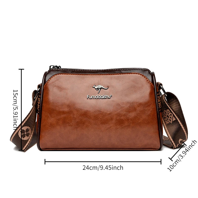 Bolsa Feminina Pillow Bag Retro Grande Capacidade Crossbody Premium