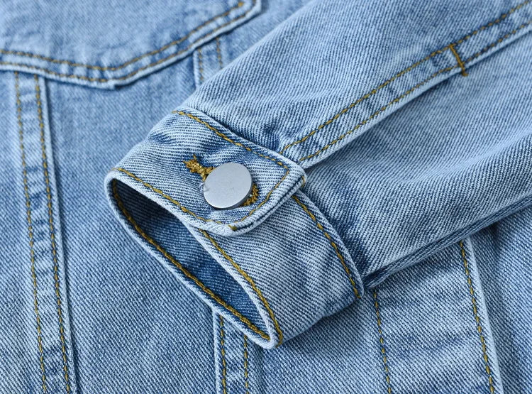 Jaqueta Jeans Feminina Oversized Premium