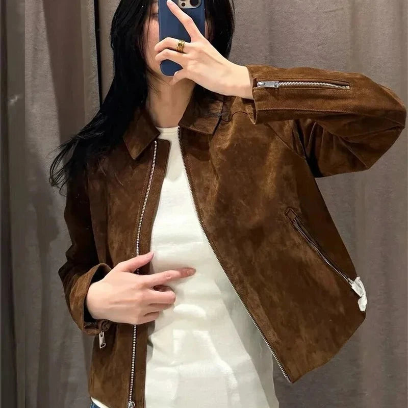 Jaqueta Feminina Bomber Cropped Premium