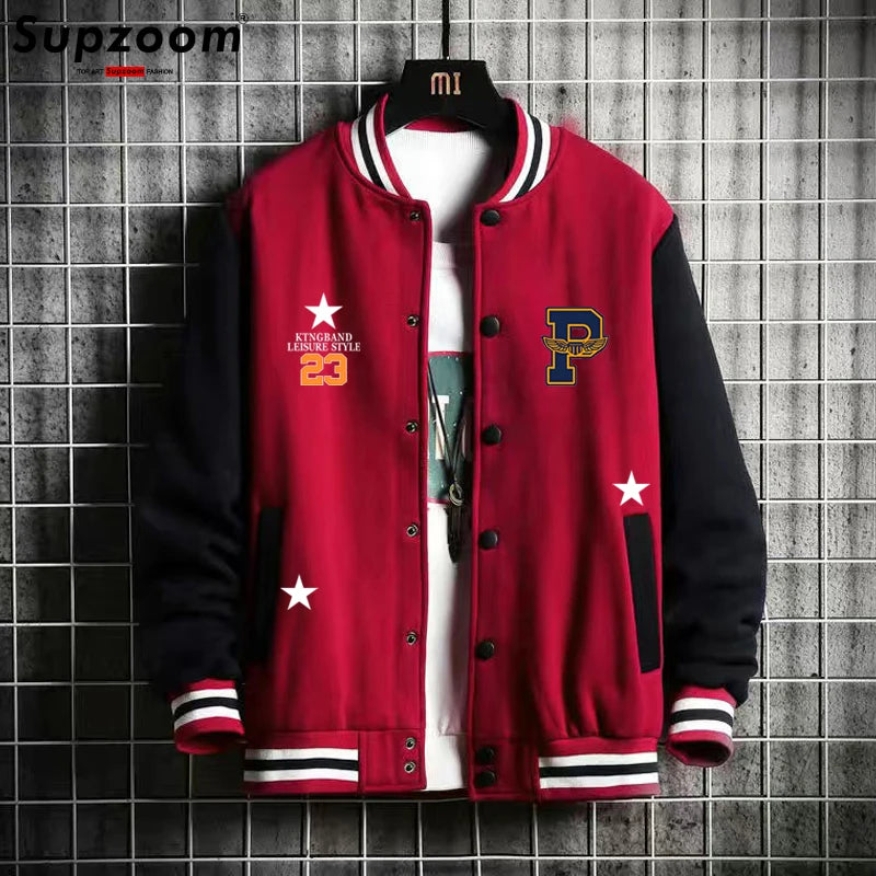 Jaqueta Varsity Premium Masculina Casual Streetwear