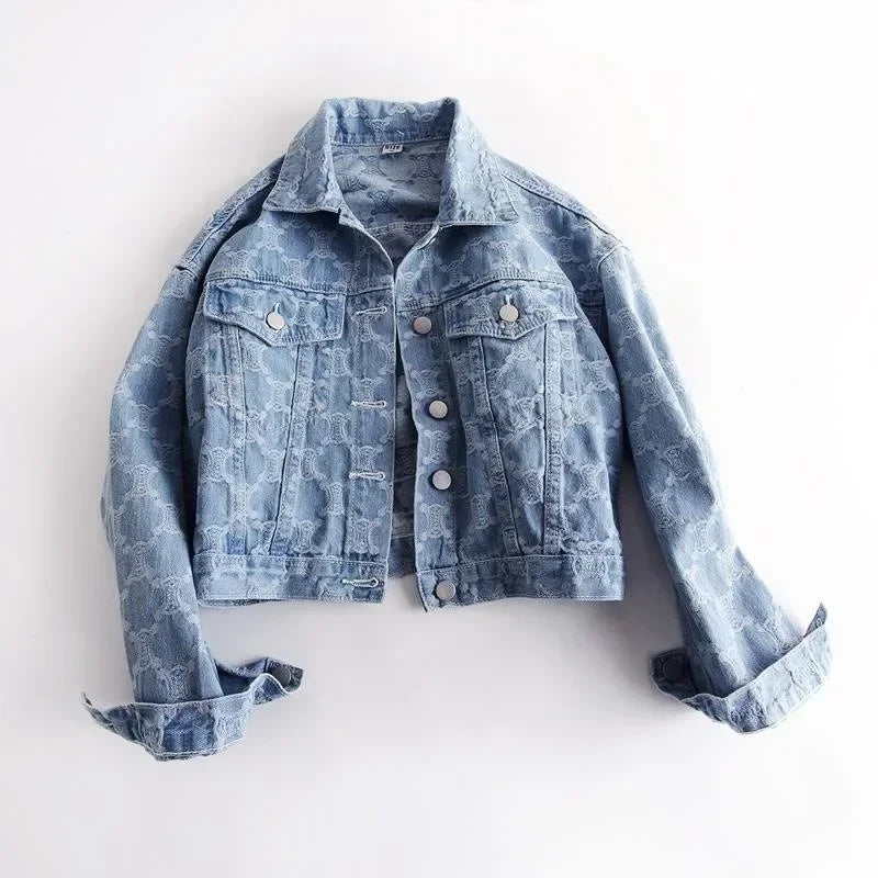 Jaqueta Feminina Tweed Cropped Premium