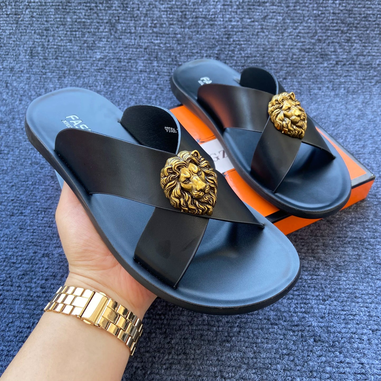 Sandália Masculina Business Leather Premium