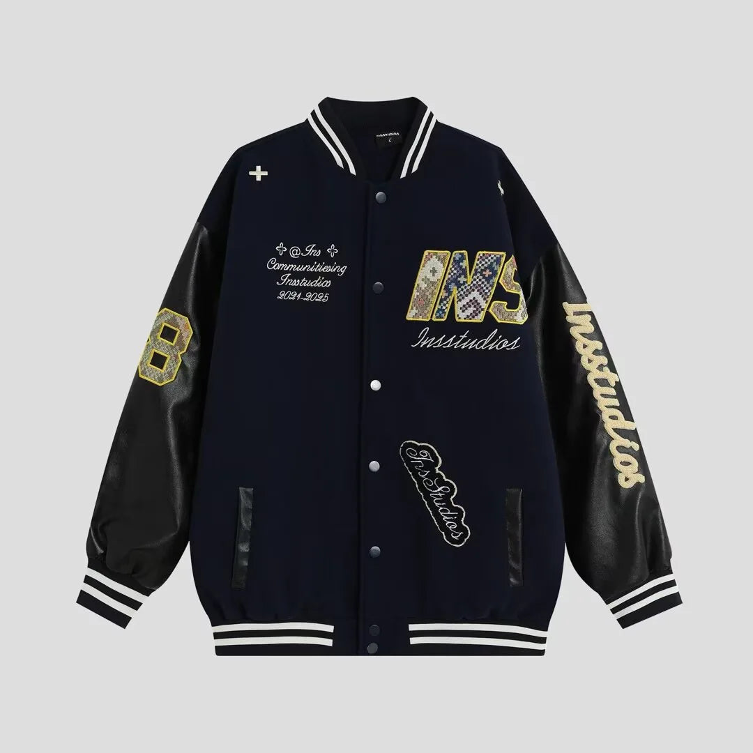 Jaqueta Varsity Premium Feminina Streetwear Vintage
