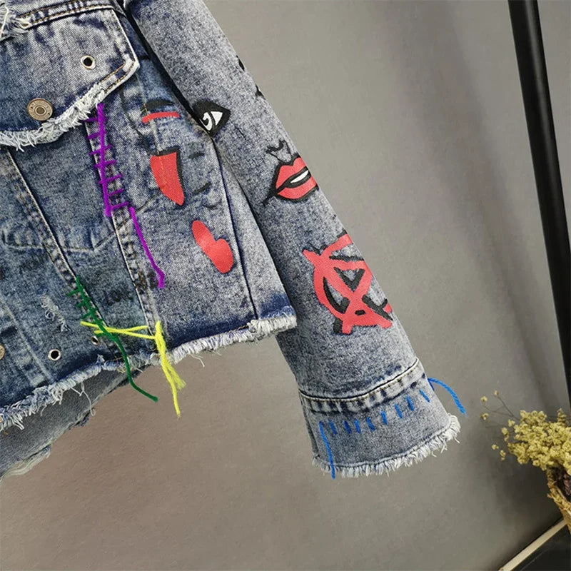Jaqueta Jeans Feminina Y2K Premium