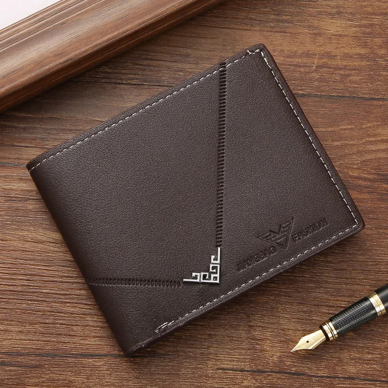 Carteira Masculina Slim Couro RFID Blocking Porta Cartões Premium