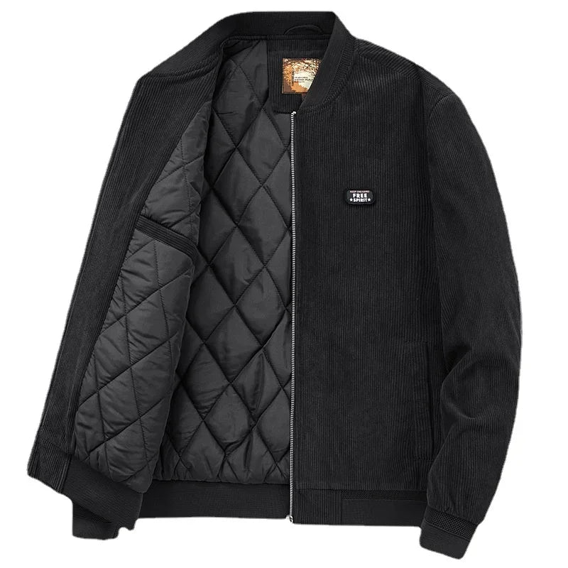 Jaqueta Masculina Parka em Veludo Cotelê Premium