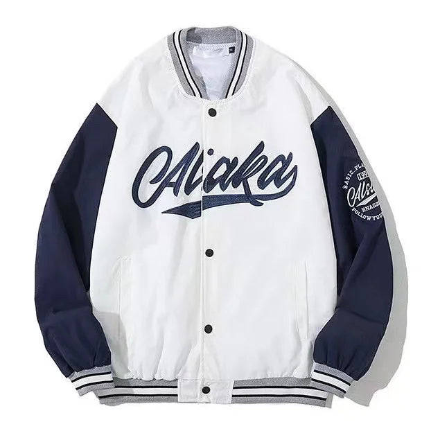 Jaqueta Varsity Premium Unissex Biker Streetwear