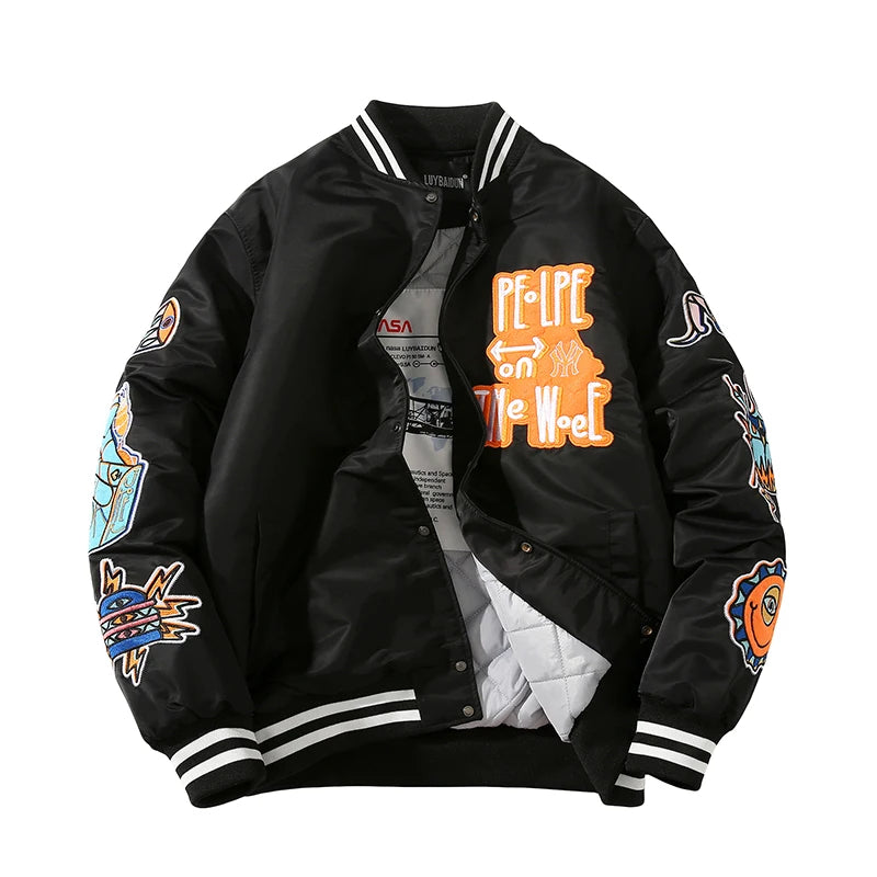 Jaqueta Varsity Premium Unissex High Street Streetwear