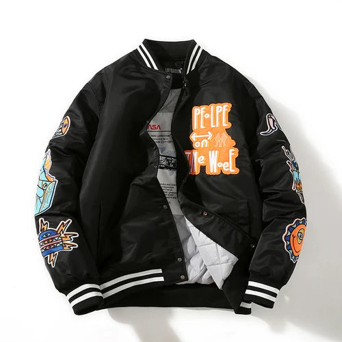 Jaqueta Varsity Premium Unissex High Street Streetwear