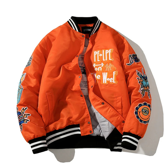 Jaqueta Varsity Premium Unissex High Street Streetwear