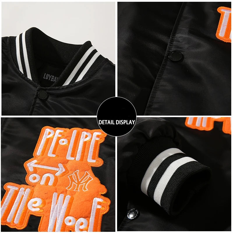 Jaqueta Varsity Premium Unissex High Street Streetwear