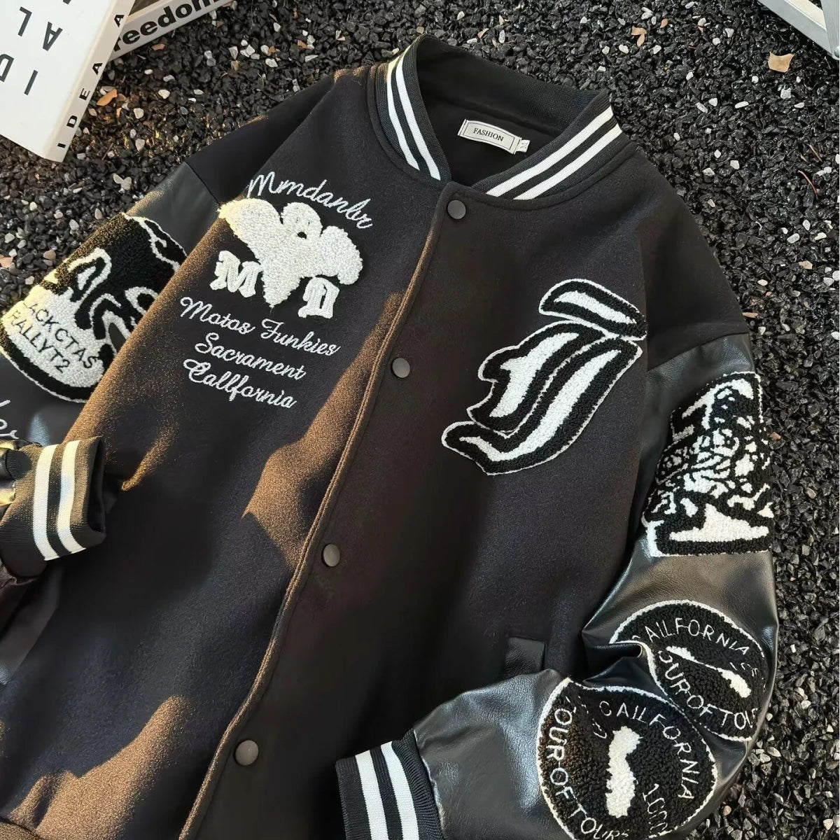 Jaqueta Varsity Premium Masculina Casual Streetwear