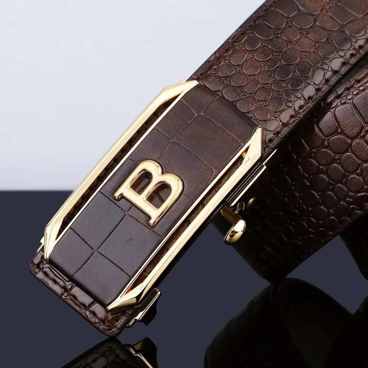 Cinto Masculino Luxury Premium Couro Business Casual