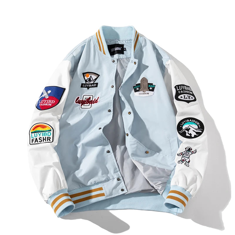 Jaqueta Varsity Premium Unissex College Streetwear