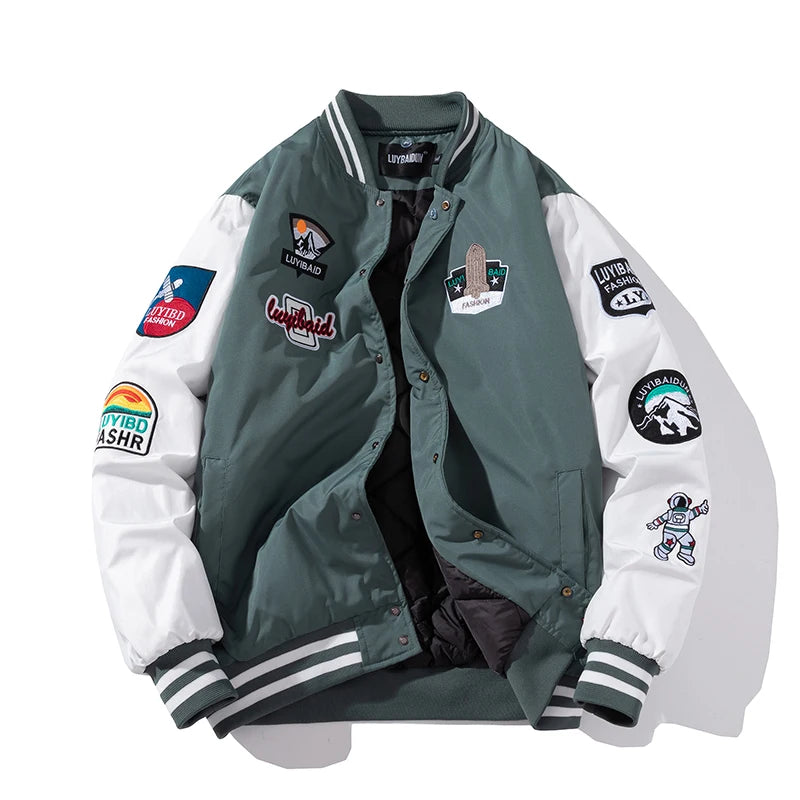 Jaqueta Varsity Premium Unissex College Streetwear