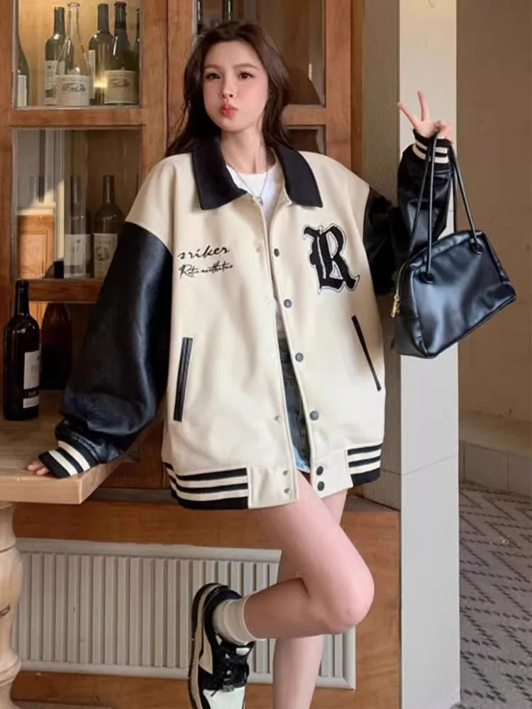 Jaqueta Oversized Feminina Premium Korean Streetwear