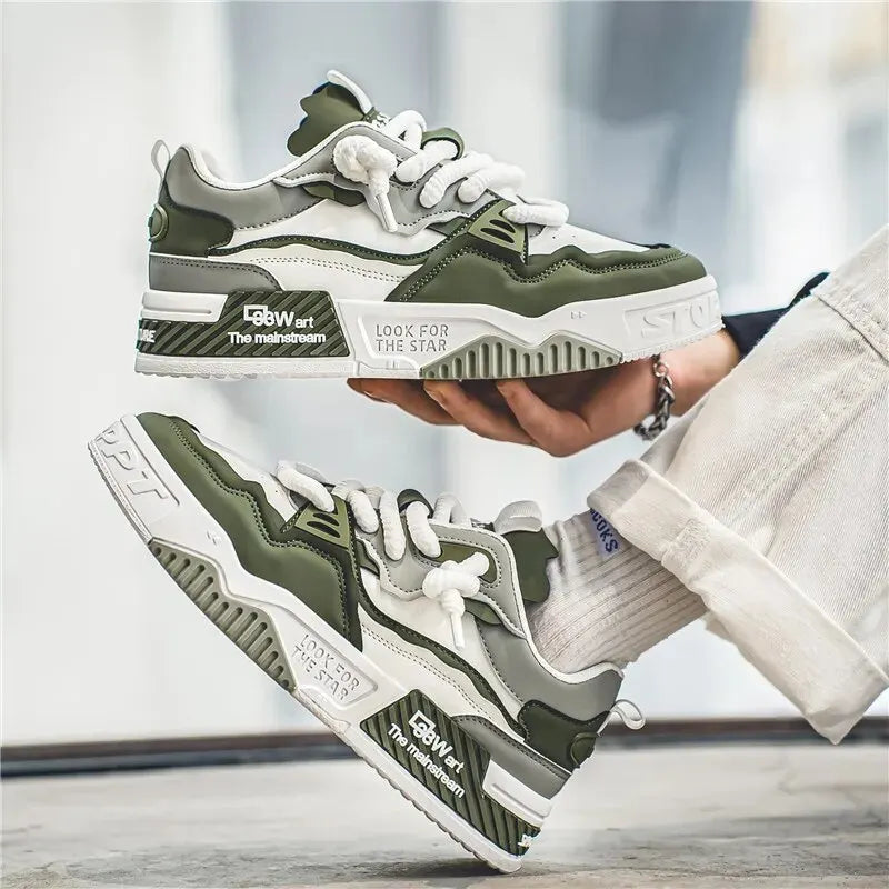 Tênis Casual Masculino Streetwear Premium Confortável Lifestyle