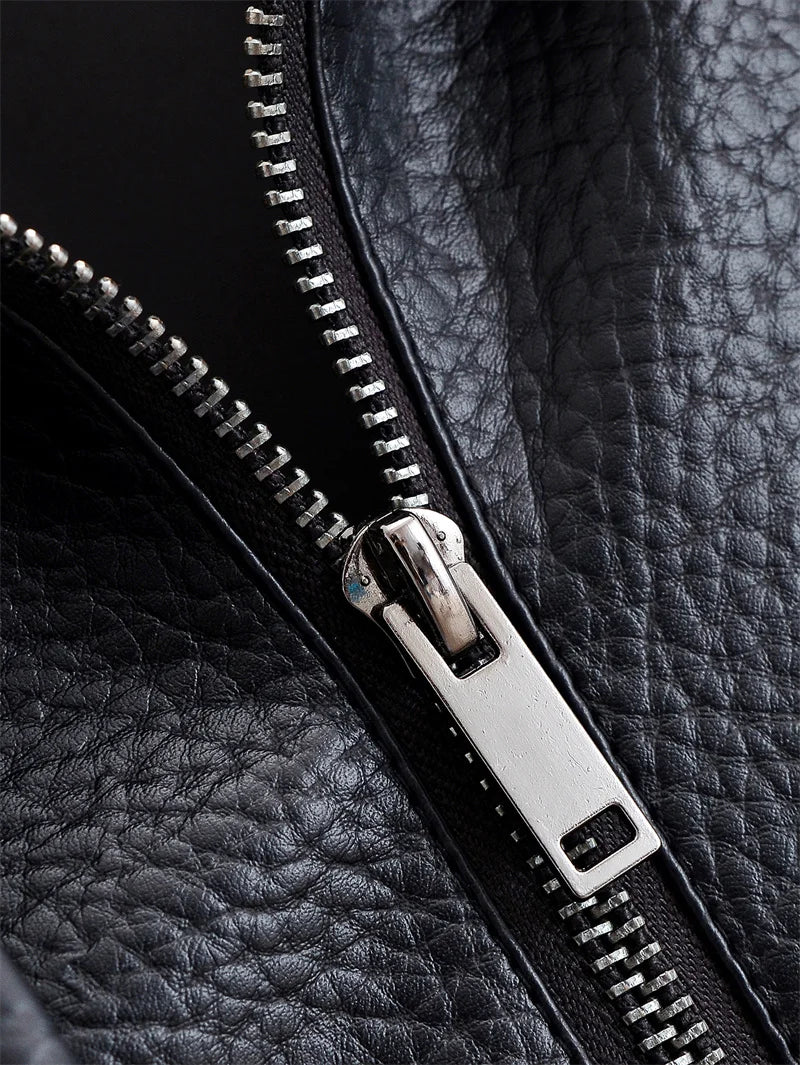 Jaqueta Feminina em Couro Biker Premium