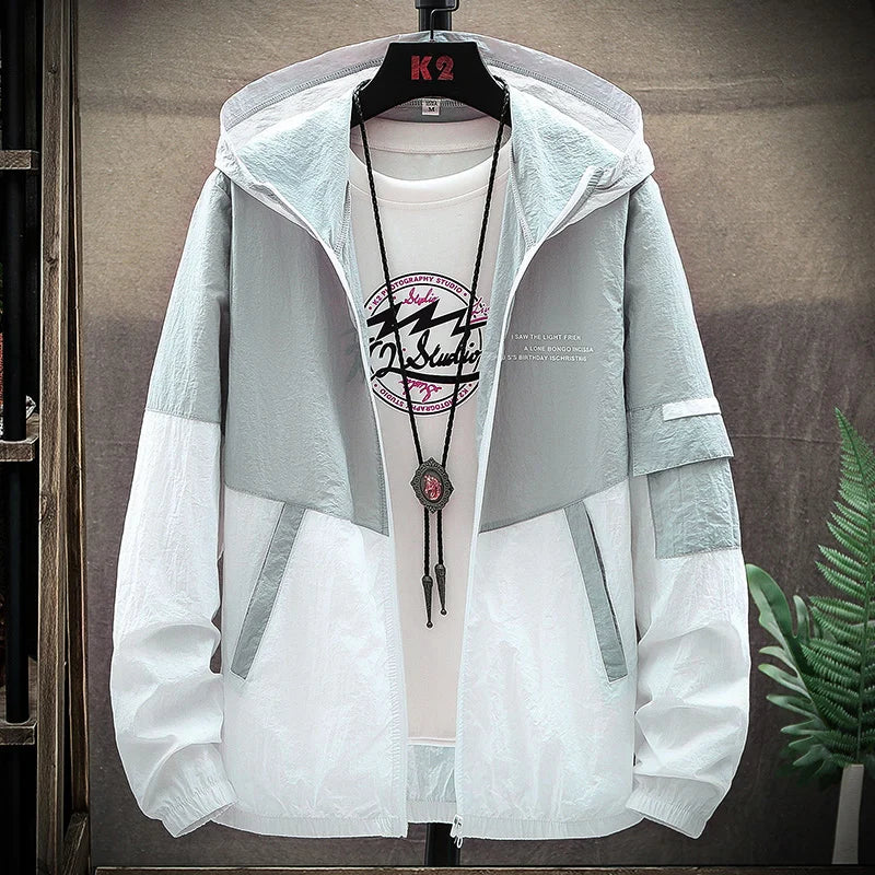 Jaqueta UV Premium Masculina Casual Streetwear