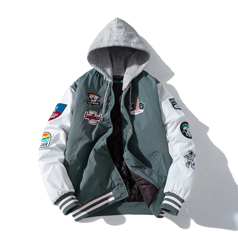 Jaqueta Varsity Premium Unissex College Streetwear