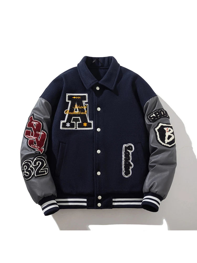 Jaqueta Varsity Premium Masculina Luxury Streetwear