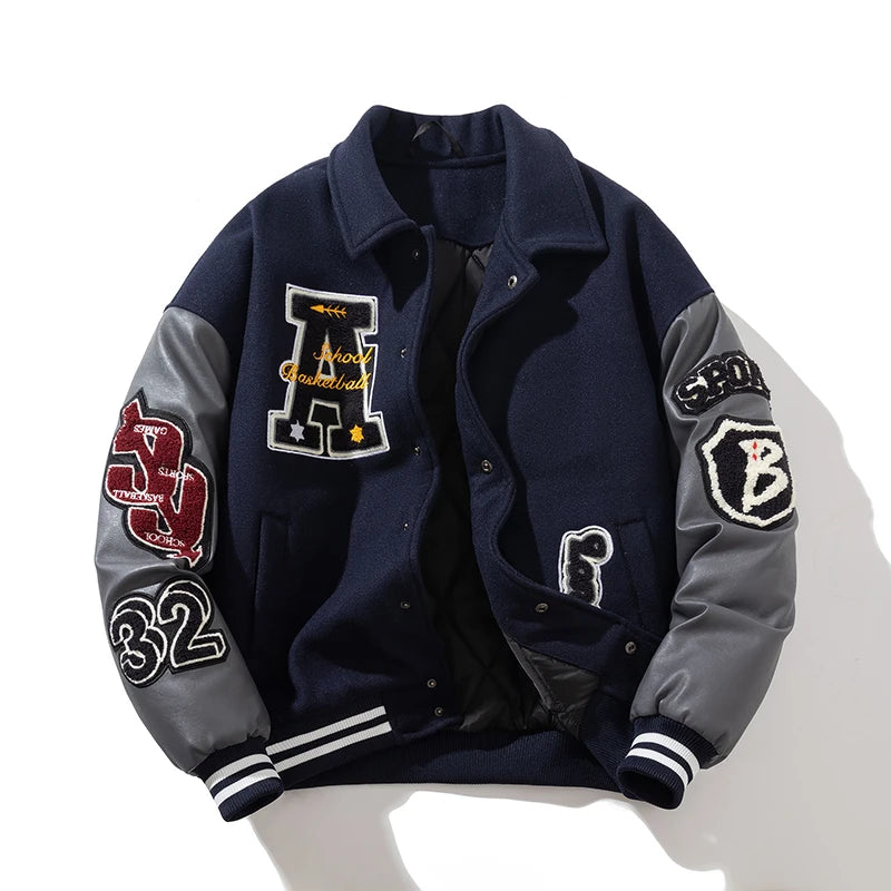 Jaqueta Varsity Premium Masculina Luxury Streetwear