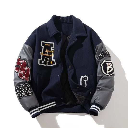 Jaqueta Varsity Premium Masculina Luxury Streetwear