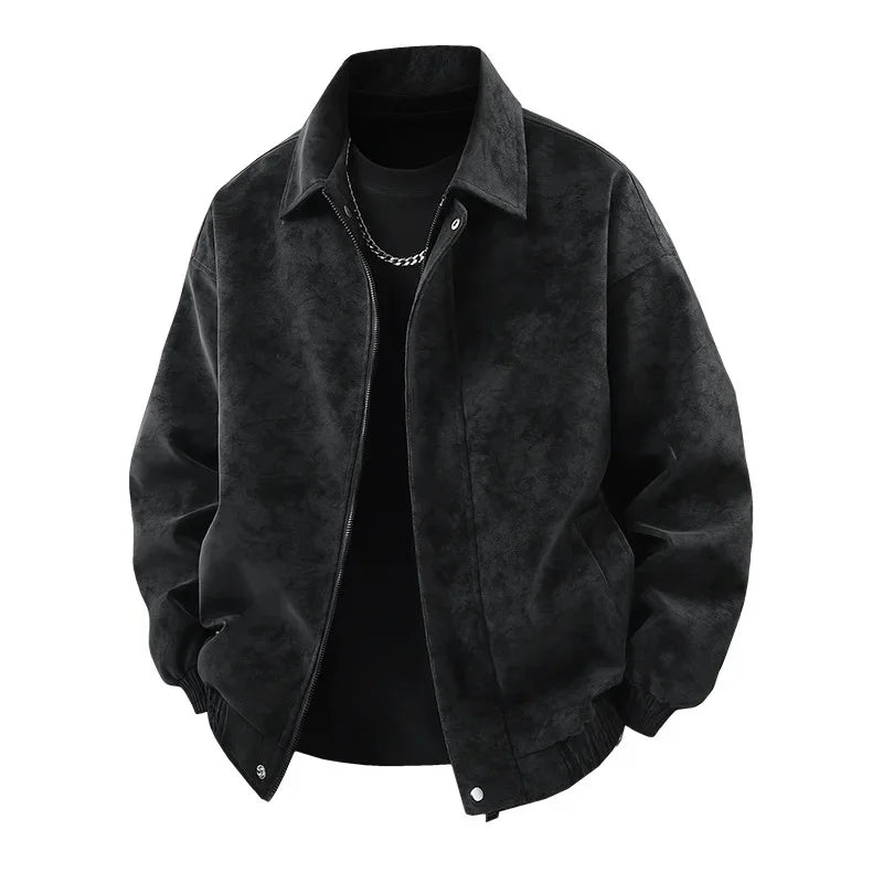 Jaqueta Leather Premium Masculina Minimal Streetwear