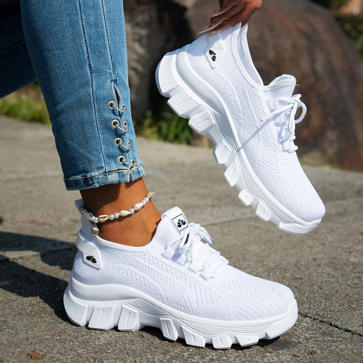 Tênis Feminino Knit Comfort Premium