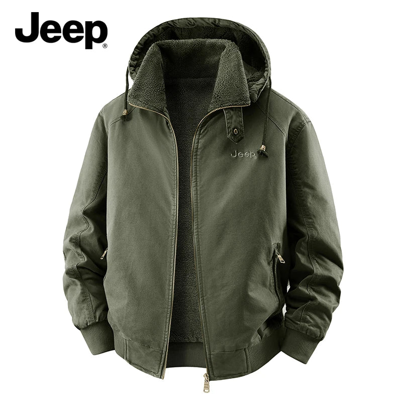 Jaqueta Masculina Outdoor Premium com Capuz