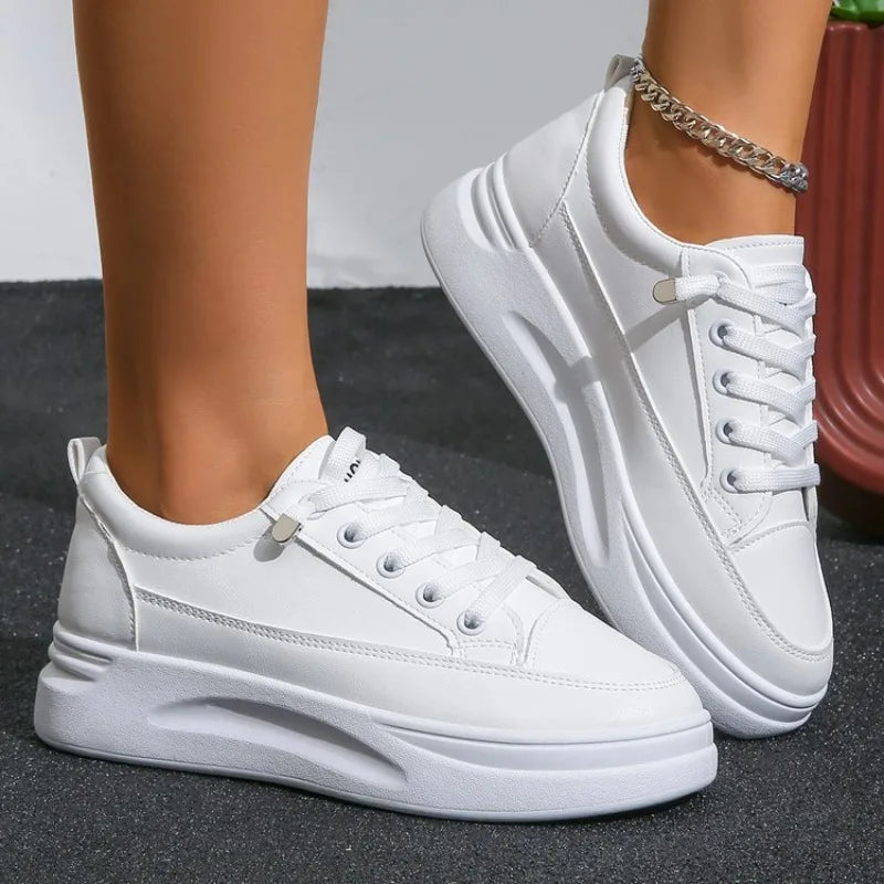 Tênis Feminino White Platform Premium