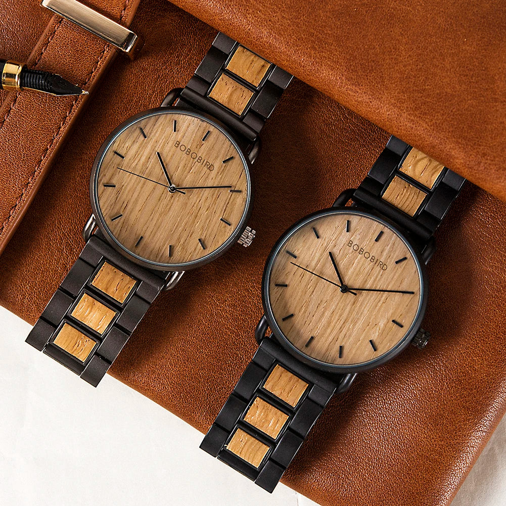 Relógio Masculino Wooden Luxury Premium BOBO BIRD