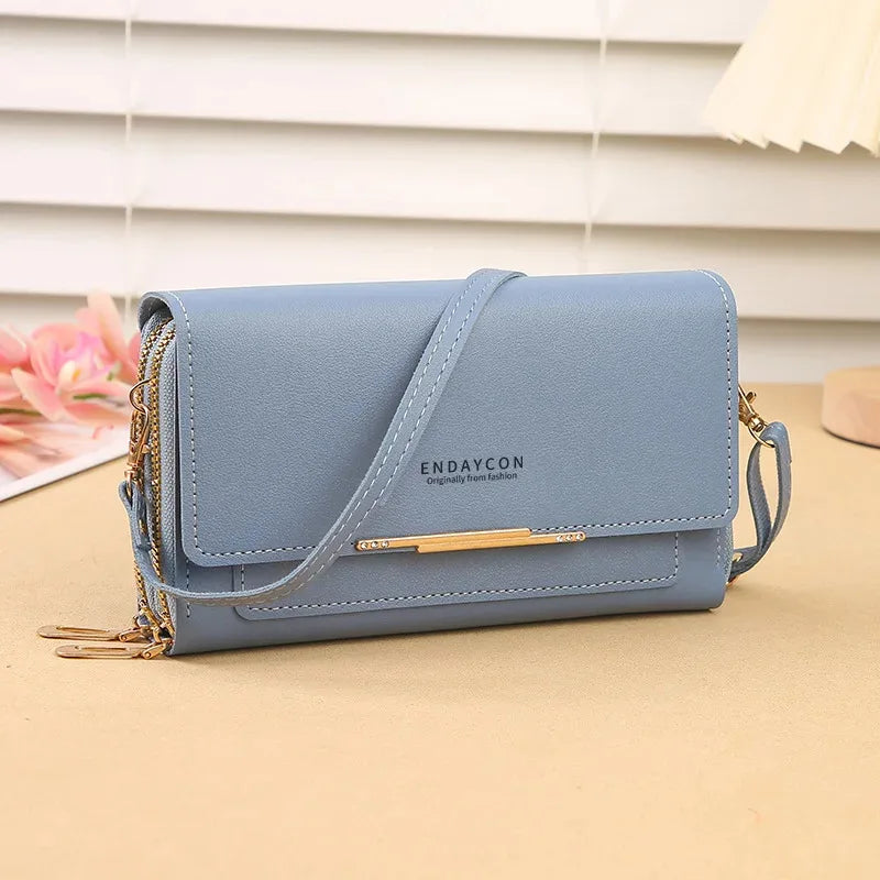 Carteira Bolsa Feminina Multifuncional Shoulder Clutch Premium