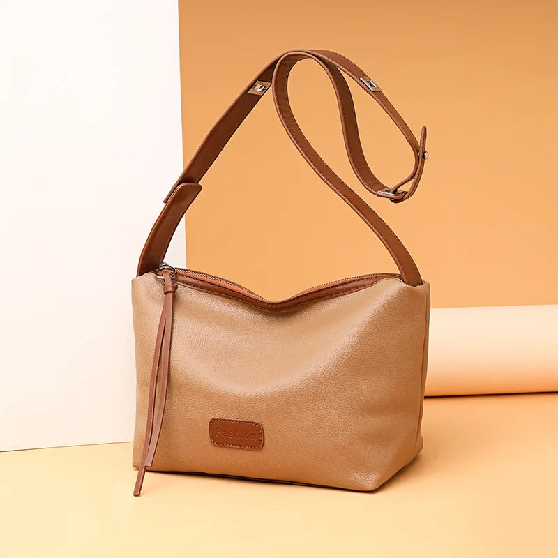 Bolsa Feminina Minimalista Grande Capacidade Shoulder Bag Premium