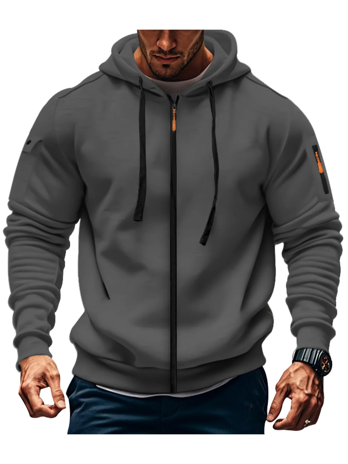 Jaqueta Masculina Hoodie Esportiva Premium