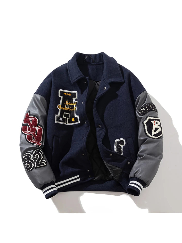 Jaqueta Varsity Premium Masculina Luxury Streetwear