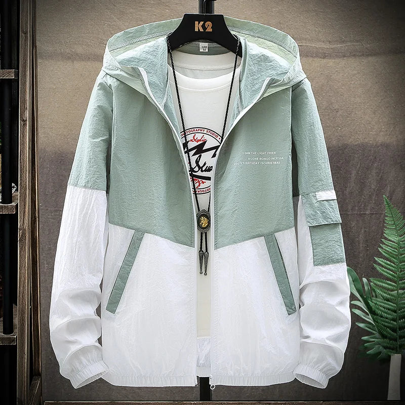 Jaqueta UV Premium Masculina Casual Streetwear