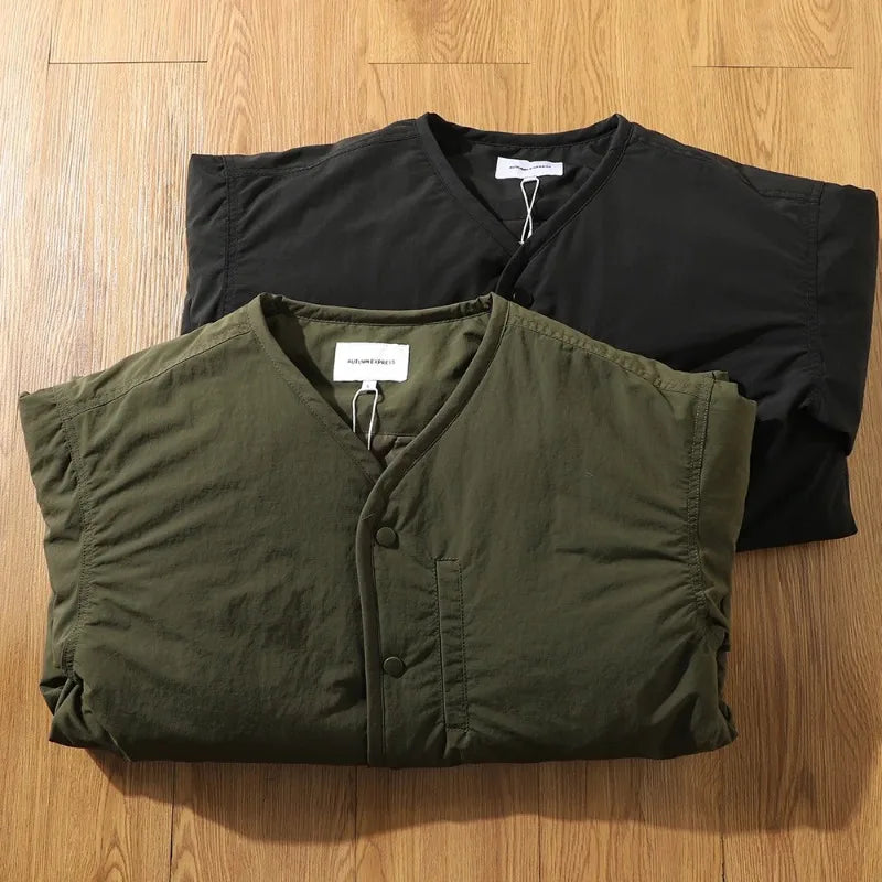 Jaqueta Masculina Workwear Retrô Minimalista