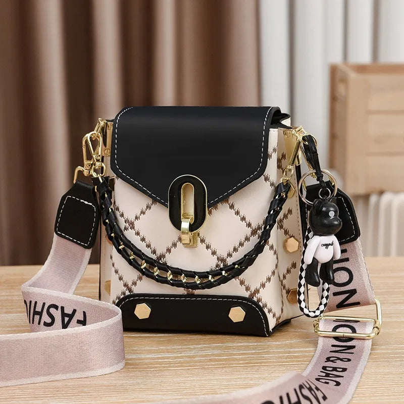 Bolsa Feminina Mini Square Crossbody Korean Style Premium Fashion