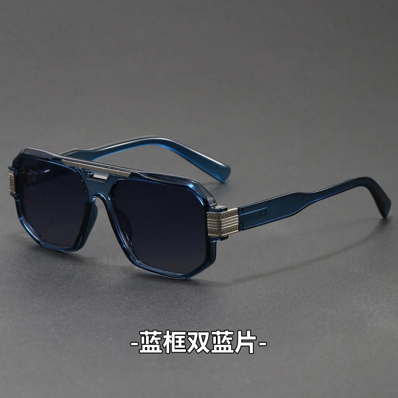 Óculos de Sol Aviador Premium Double Bridge Masculino e Feminino