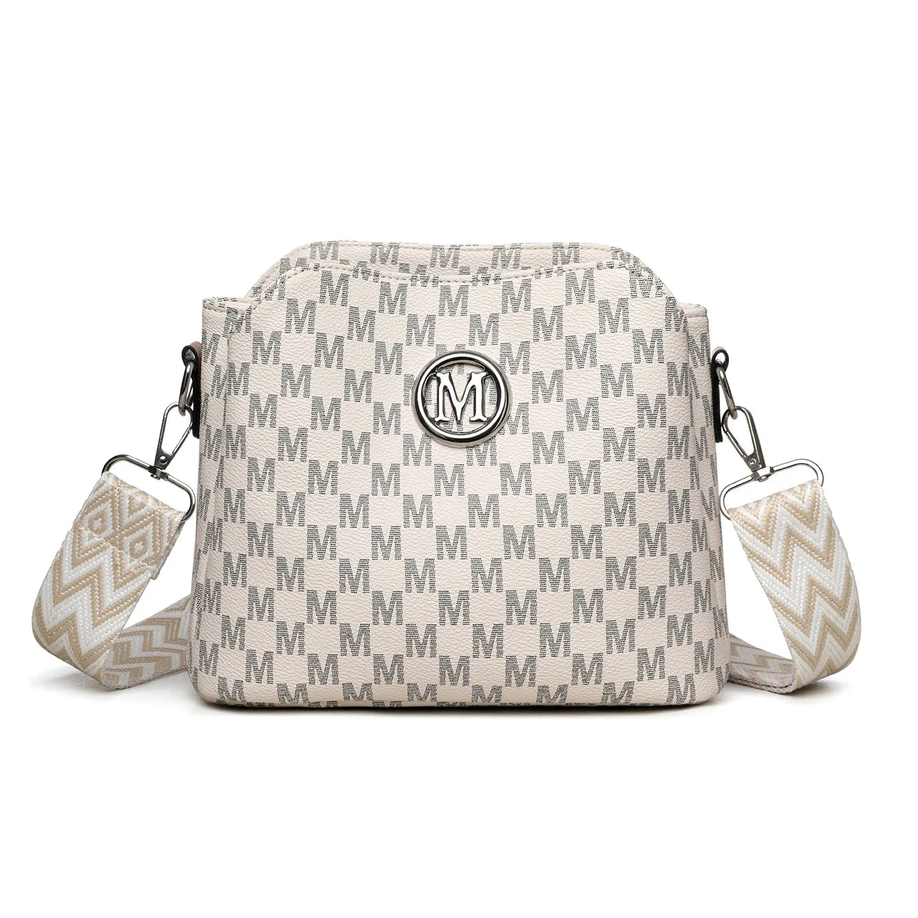 Bolsa Feminina Retrô Crossbody Premium com Detalhe Dourado Fashion