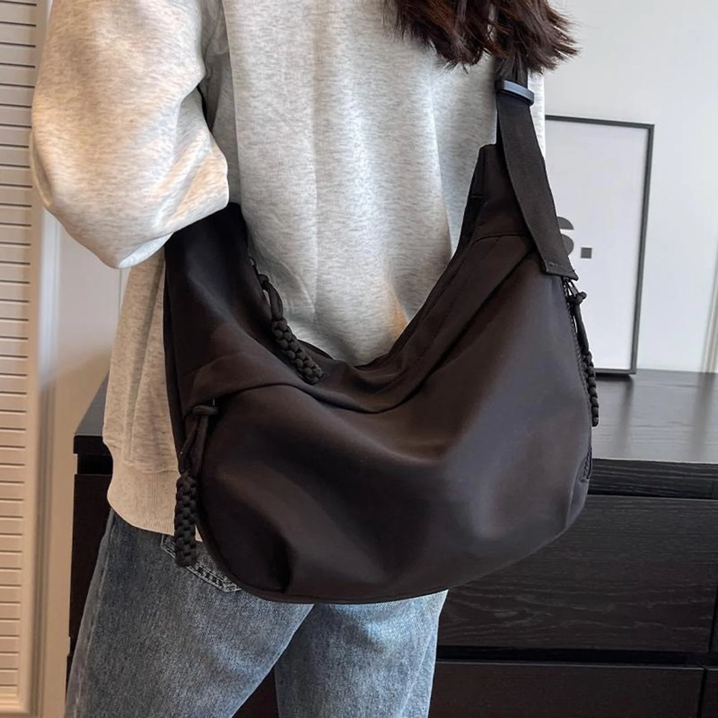 Bolsa Feminina Shoulder Bag Grande Capacidade Casual Premium