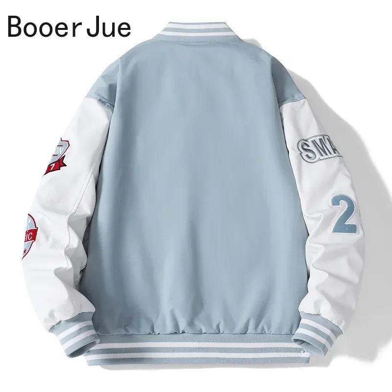 Jaqueta Varsity Premium Harajuku Masculina Streetwear