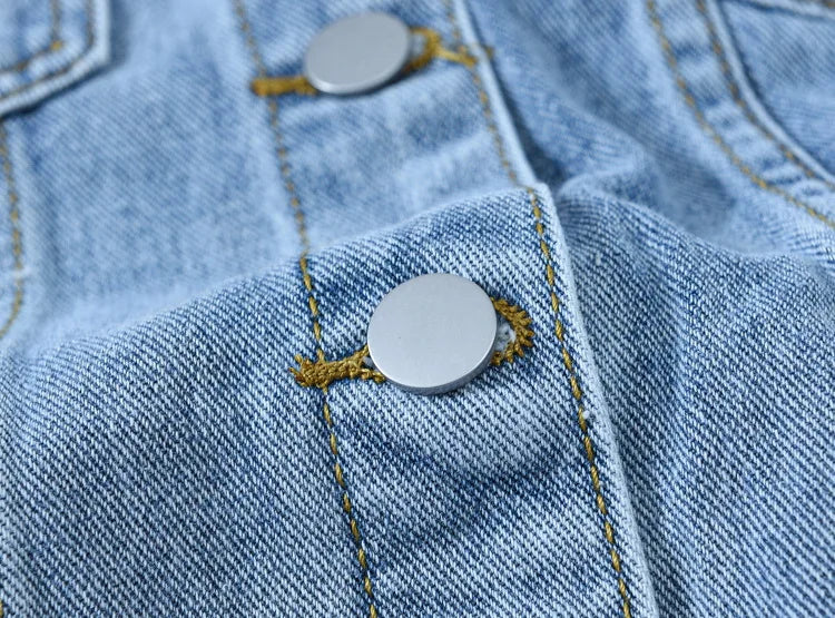 Jaqueta Jeans Feminina Oversized Premium