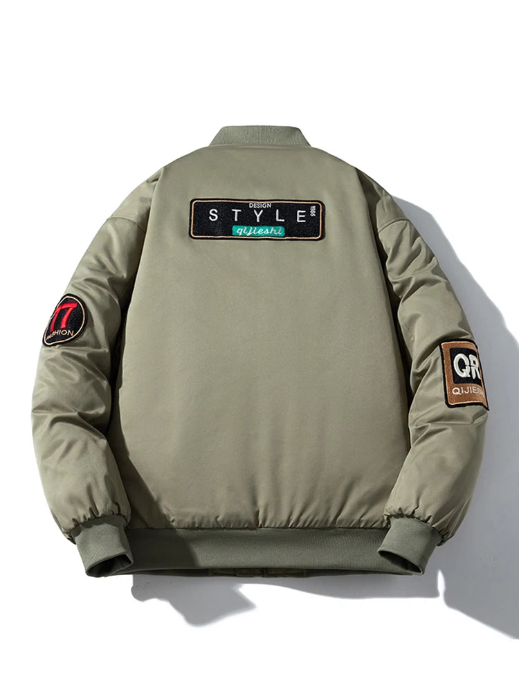 Jaqueta Bomber Militar Premium Masculina Streetwear