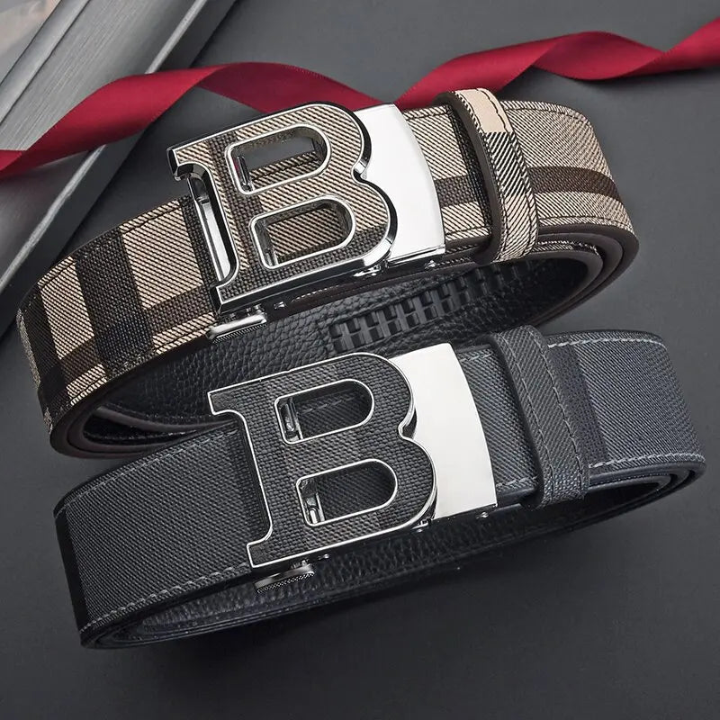 Cinto Masculino Luxury Premium Couro Business Casual