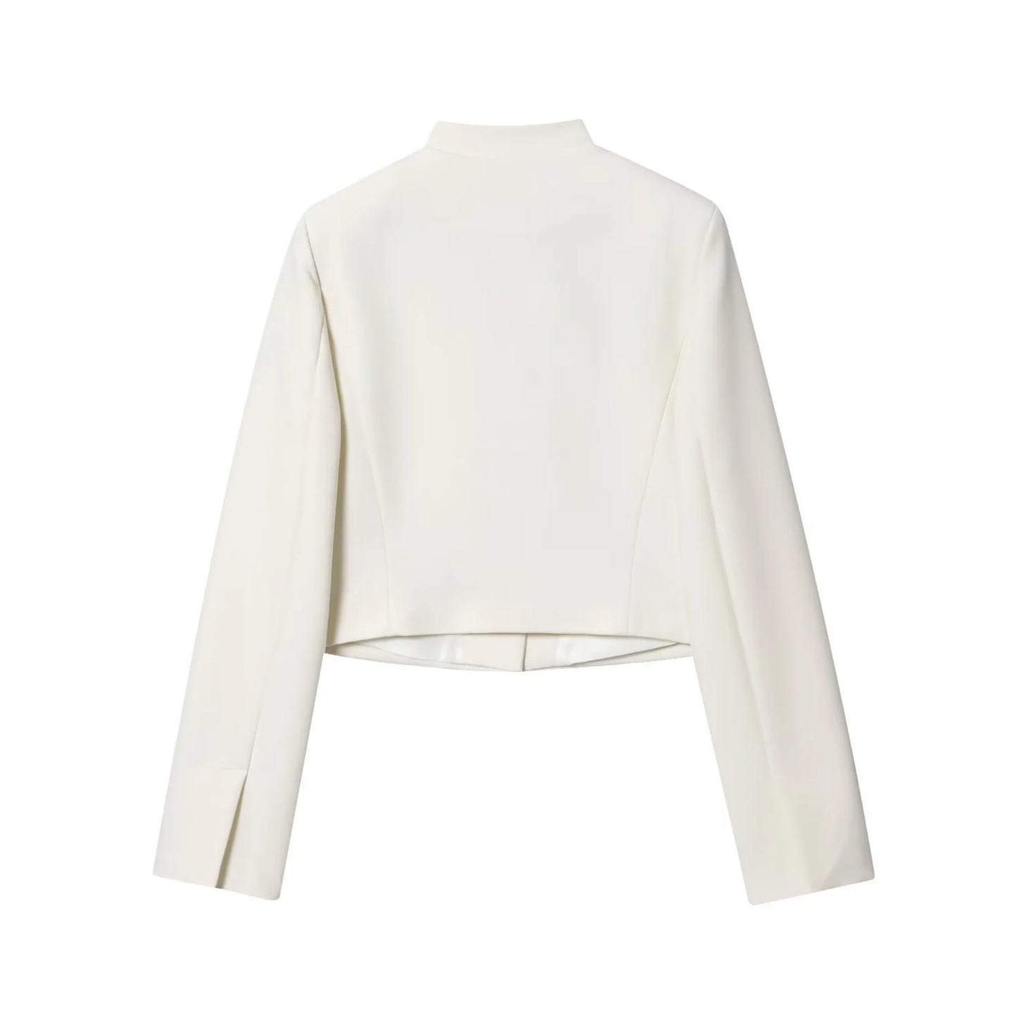Blazer Feminino Elegance Branco Slim Premium